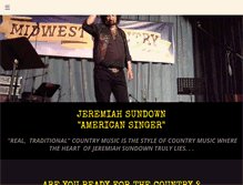 Tablet Screenshot of jeremiahsundown.com